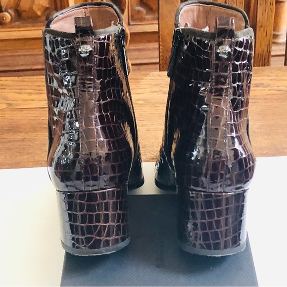 Donald J Pliner Ankle Cayto Boots Croc Embossed - Picture 11 of 15